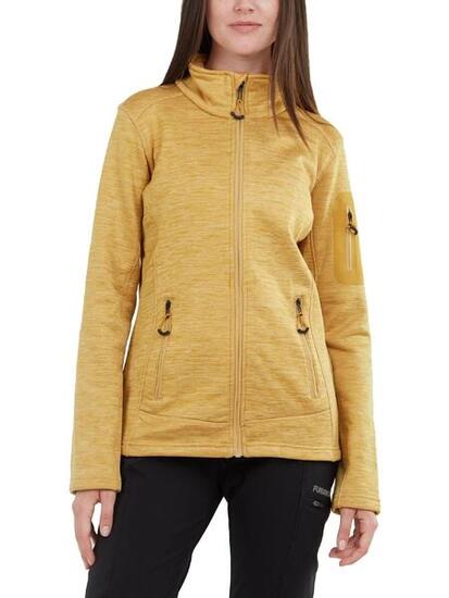 Fleecepullover Antila Fleece Jacket Damen - gelb