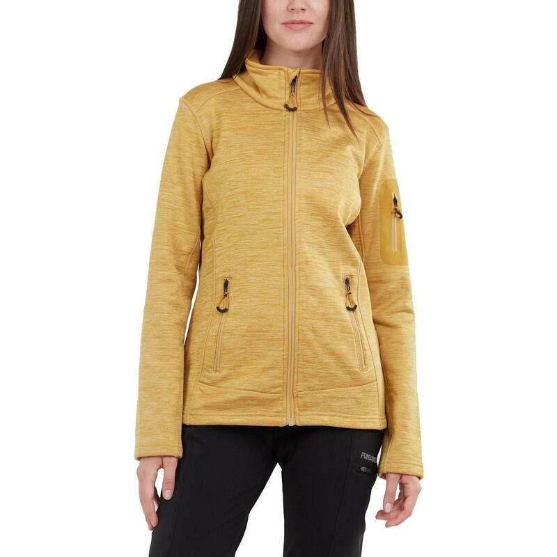 Fleecepullover Antila Fleece Jacket Damen - gelb