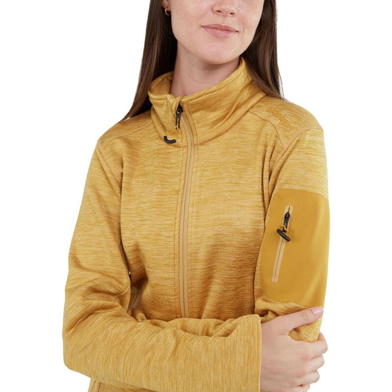 Antila Fleece Jacket női polár pulóver - sárga