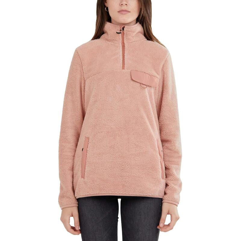 Pulover Vinona Fleece Pullover - roz femei