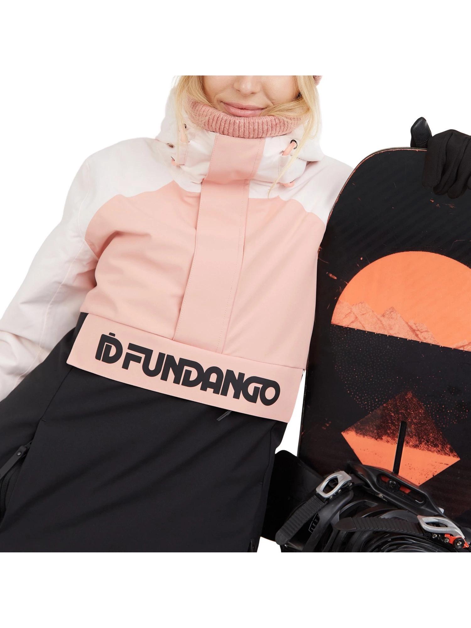 Skijacke Birch Logo Anorak Damen - rosa 4/7