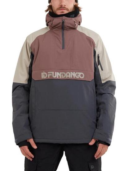 Skijacke Burnaby Logo Anorak Herren - lila