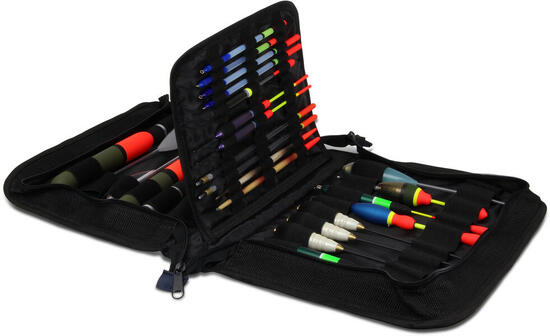 Posentasche Aufbewahrungstasche mit Reißverschluss für bis zu 45 Angelposen