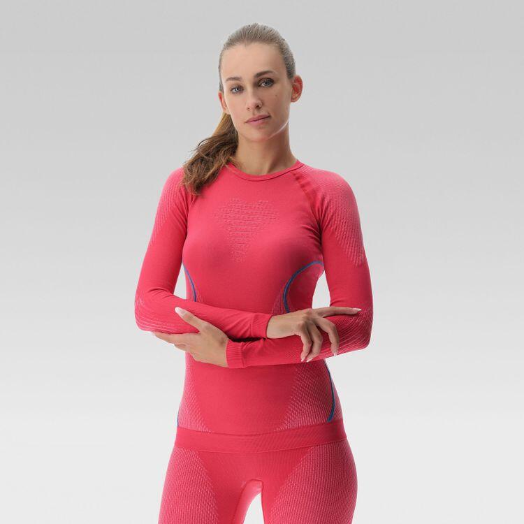 Uyn - Evolutyon Sous-vêtements Manches Longues Femme - Sous Maillot Manche Longue - Rose - Decathlon