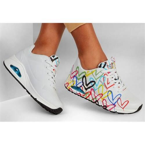 Pantofi universali 155507wmlt pentru întregul an albi damă