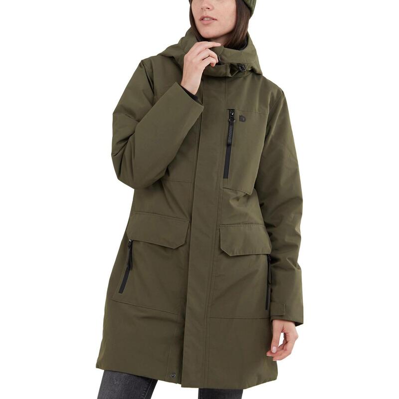 Jacheta de strada Perilla Parka Jacket - oliv femei