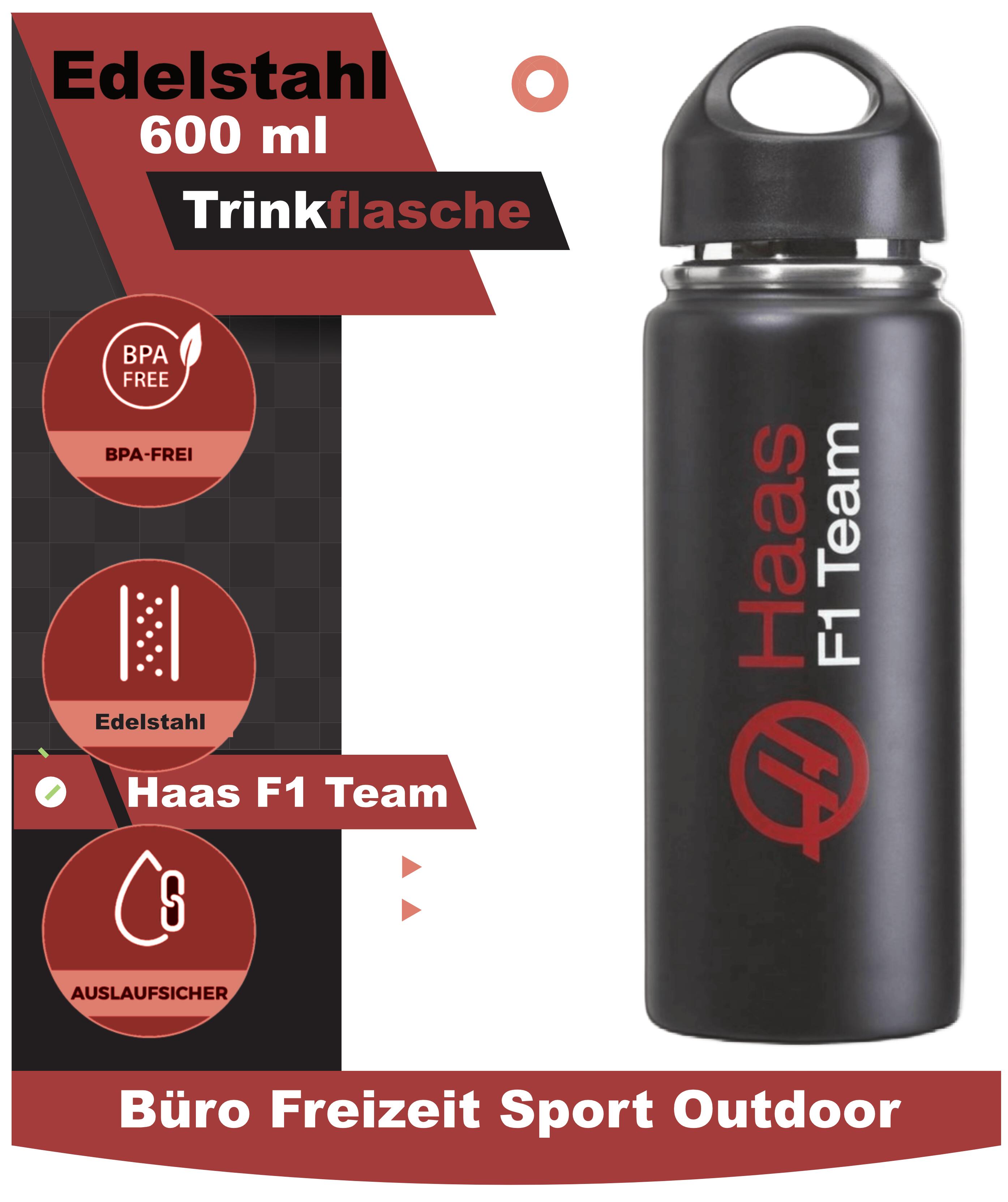 Die perfekte Trinkflasche für Formel 1 Fans - Haas F1 Flasche mit Schraubverschl 5/5