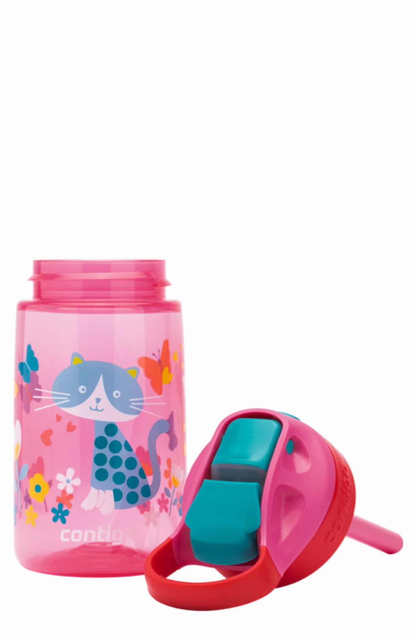 Bottiglia per bambini Contigo Gizmo Flip 420 ml, Cherry Cat 4/6