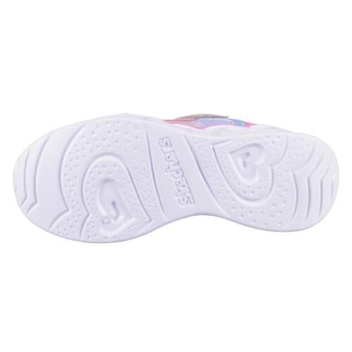 Gyerek gyalogló cipő, Skechers Heart Lights-Rainbow Lux