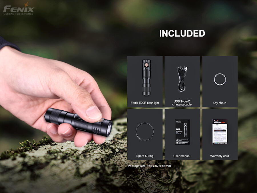 FENIX Lampe Fenix E09R USB Type-C 7/7