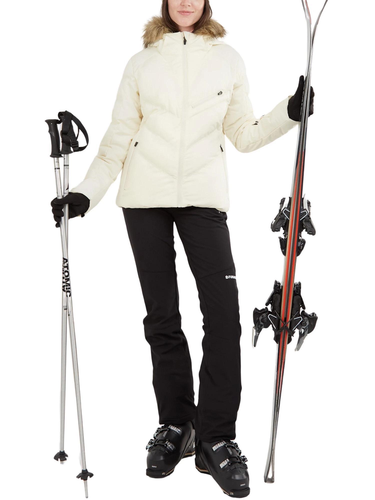 Gewatteerd ski-jack dames Elyra Fur 4/7