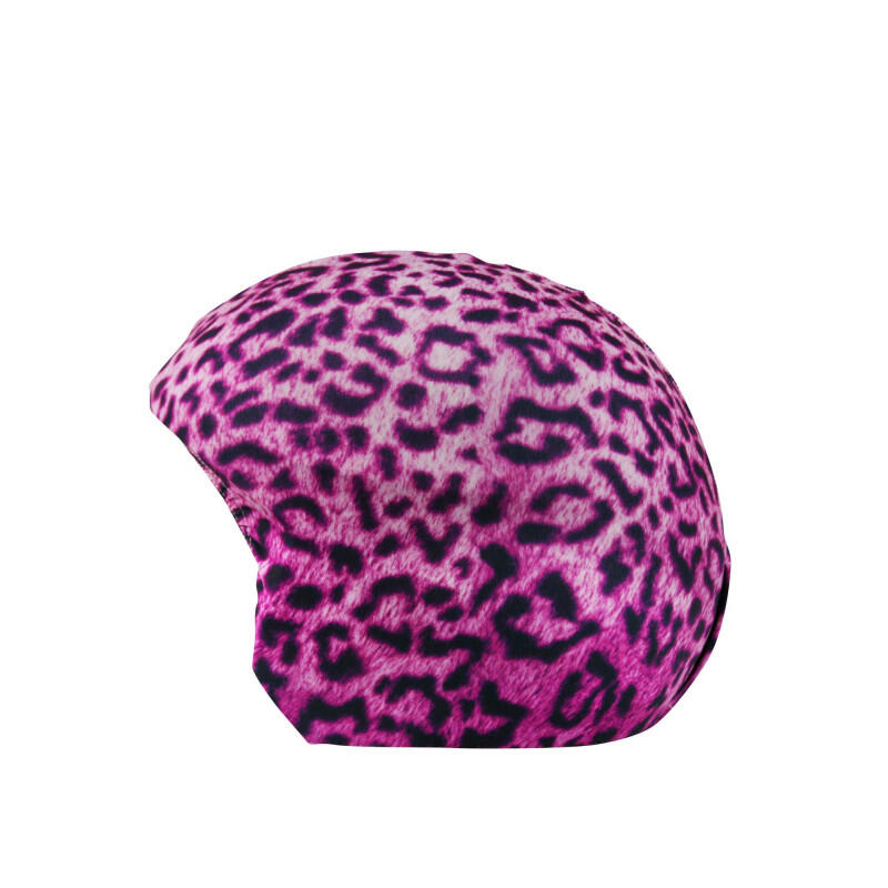 Housse de casque fantaisie-Coolcasc-Leopard Rose-Taille unique