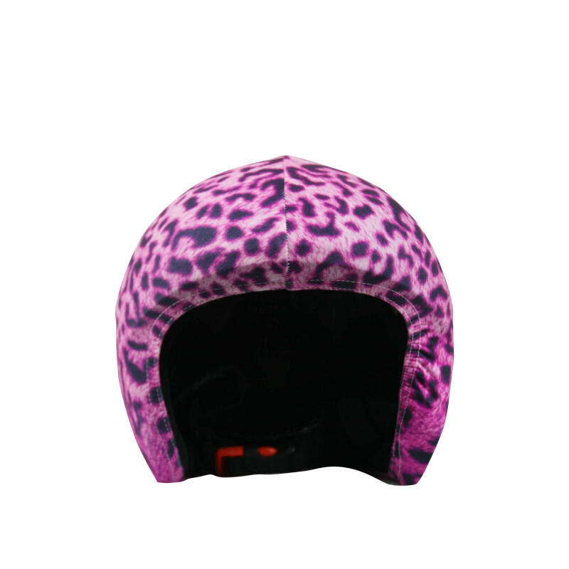 Housse de casque fantaisie-Coolcasc-Leopard Rose-Taille unique