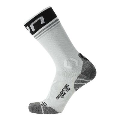 UYN Damen Running Socken - One Mid Socks, Crew Socken, Polyamide, Logo