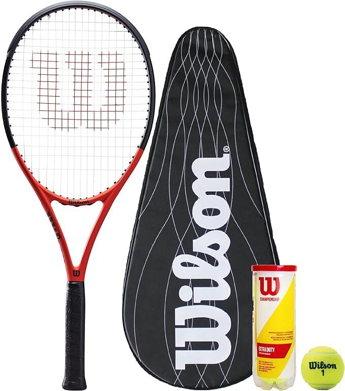 Wilson Pro Staff Tour XP 103 Tennis Racket, Cover & 3 Tennis Balls 1/3