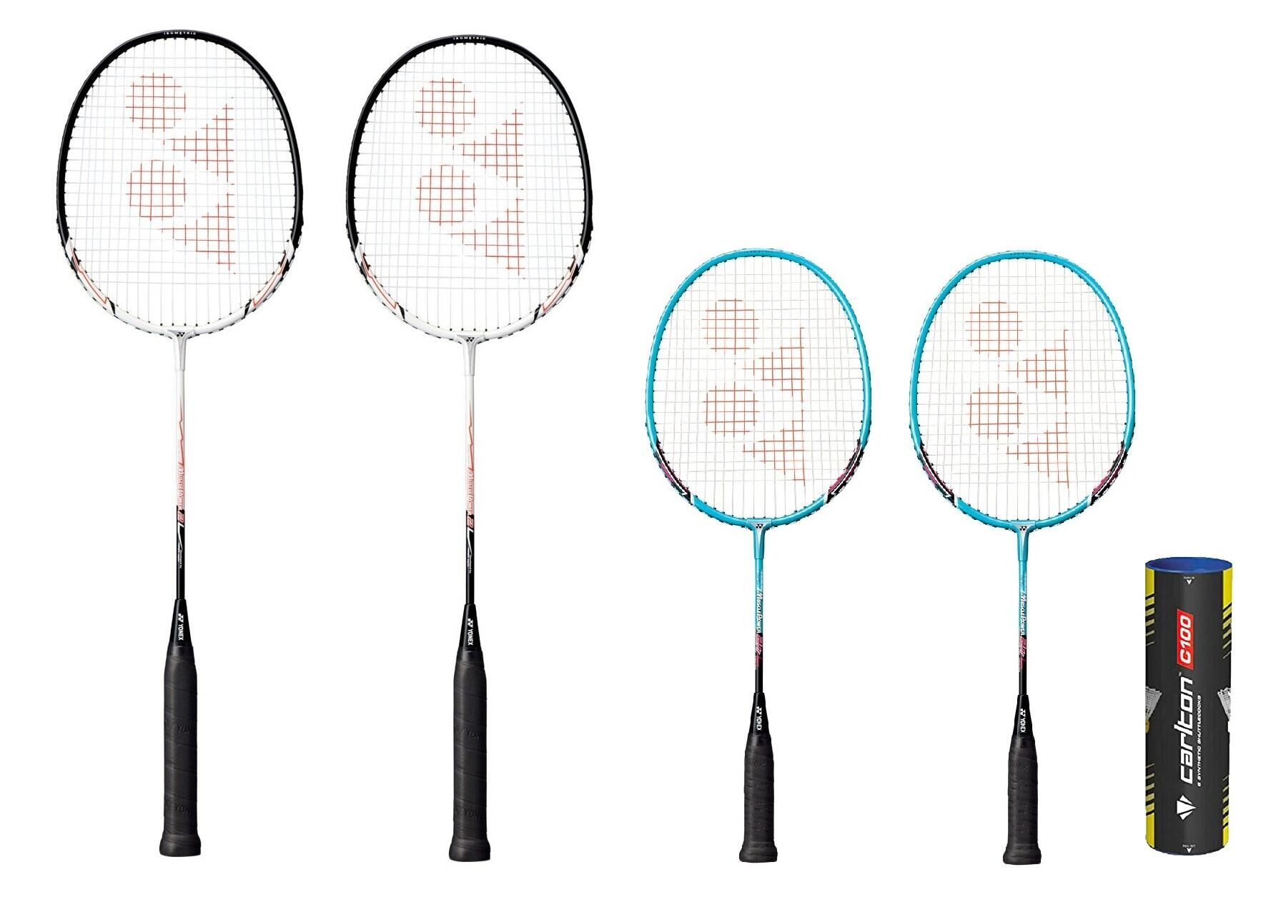 YONEX Yonex Muscle Power 4 Player Family Set Inc 2 Adult & 2 Junior Rackets