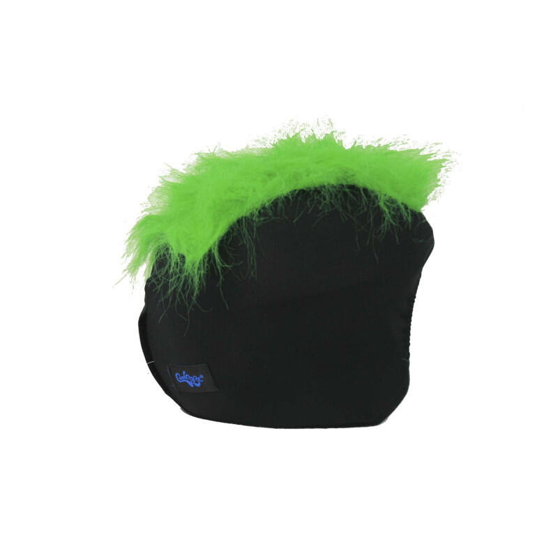 Housse de casque fantaisie-Coolcasc-Furry Green-Taille unique 2/7