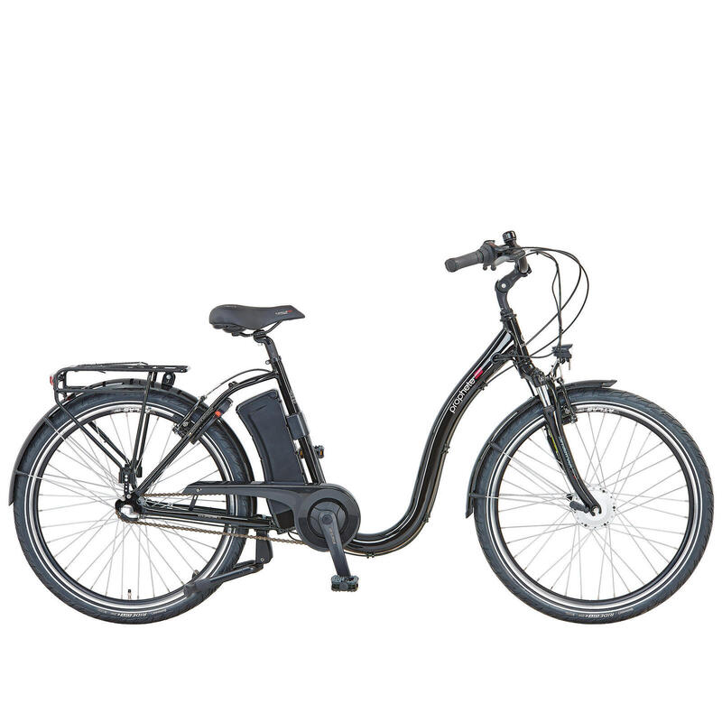 Genieser, Damen-E-Bike, tiefer Einstieg, 26", Nexus 3, 10,4 Ah, schwarz