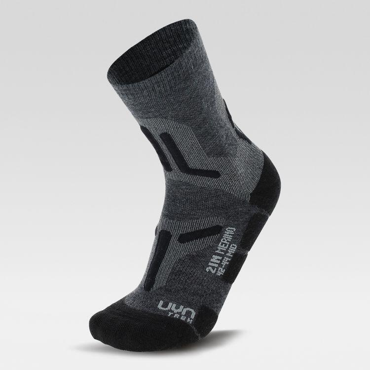Uyn - Trekking 2in Merino Mid Chaussettes De Randonnée Homme - Chaussettes - Multicolore - 39/42 - Decathlon