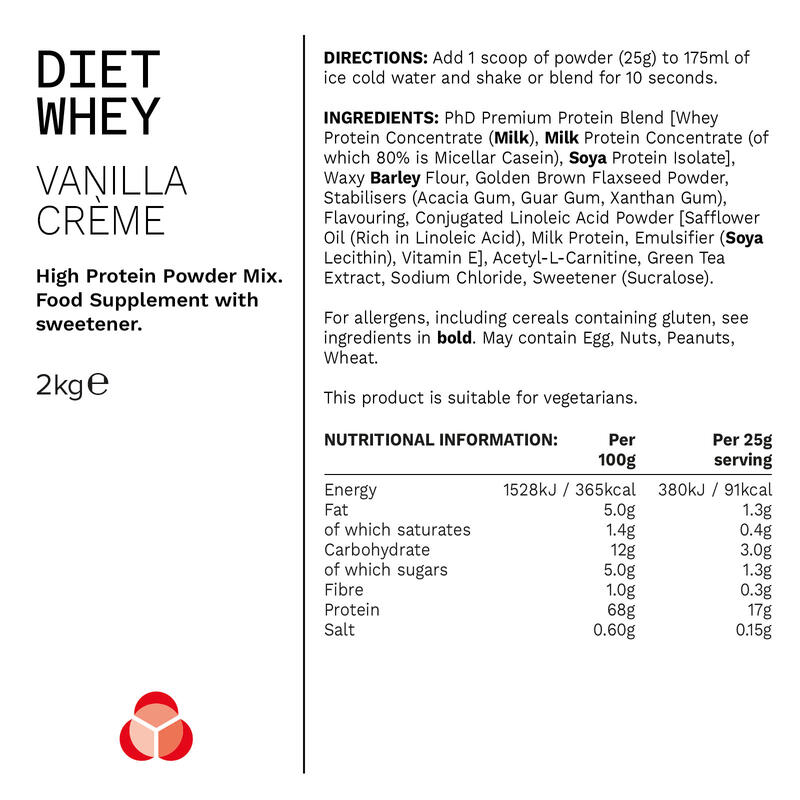 Protein Diet Whey 2kg PhD Nutrition