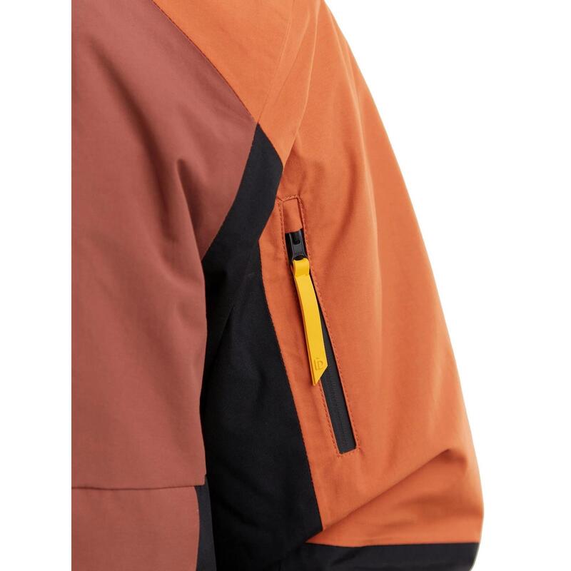 Burnaby Logo Anorak Jacket - czerwona