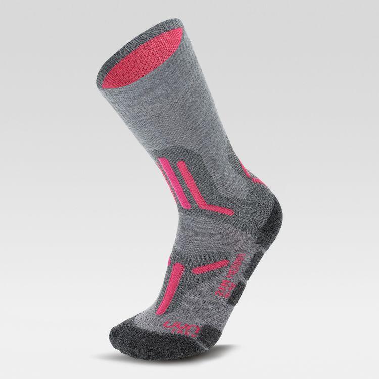 Uyn - Trekking 2in Merino Chaussettes De Randonnée Femme - Sous-chaussette - Gris - 39/42 - Decathlon