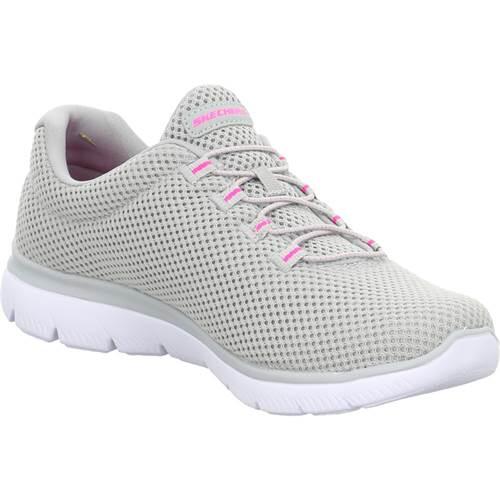 Zapatillas Deportivas Mujer Skechers Mesh Bungee Slip-On Beige 4/5
