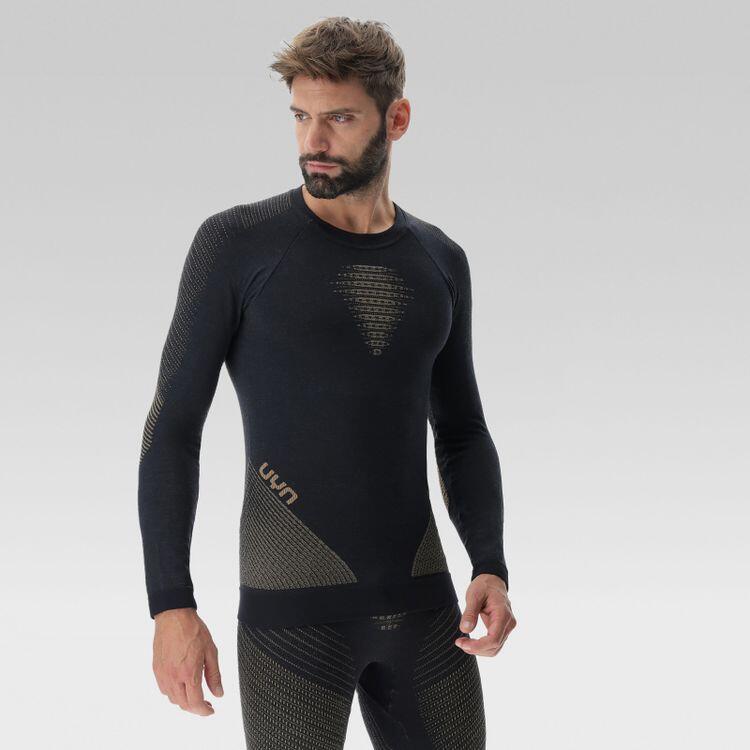 CASHMERE SHINY 2.0 SOUS-VÊTEMENT MANCHES LONGUES COL ROND HOMME