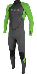 O'Neill Hommes Reactor II 3/2mm Back Zip Combinaison Néoprène - Graphite / Dayg