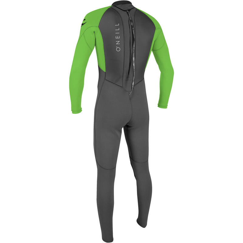 O'Neill Hommes Reactor II 3/2mm Back Zip Combinaison Néoprène - Graphite / Dayg