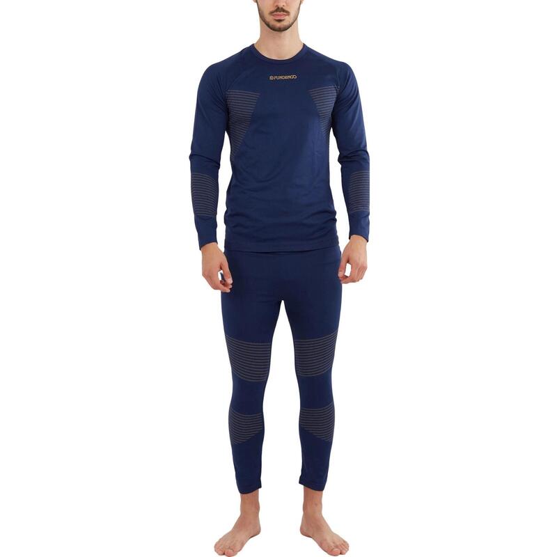 Seamless Baselayer Set férfi Aláöltöző szett - sötétkék