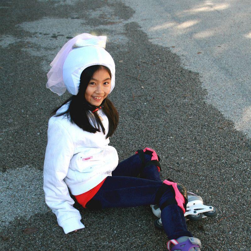 Housse de casque de vélo fantaisie - Coolcasc - Princesse - Taille unique 3/7