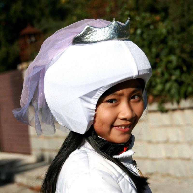Housse de casque de vélo fantaisie - Coolcasc - Princesse - Taille unique 2/7