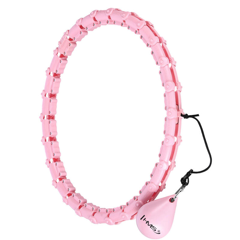 Hula hoop Plus Size fitness reglabil cu greutate și masaj 360° HMS HHW11