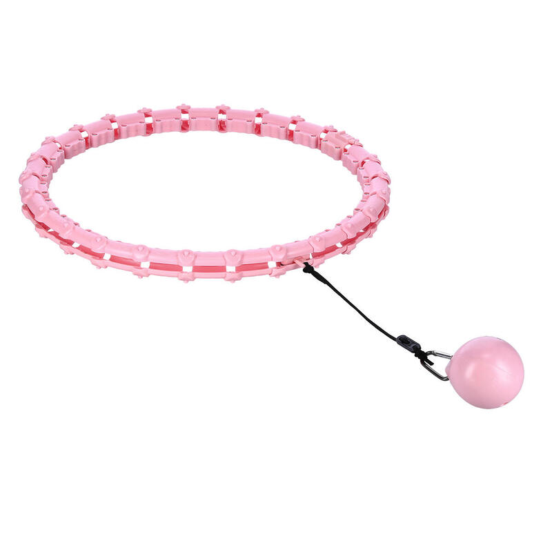 Hula hoop Plus Size fitness reglabil cu greutate și masaj 360° HMS HHW11