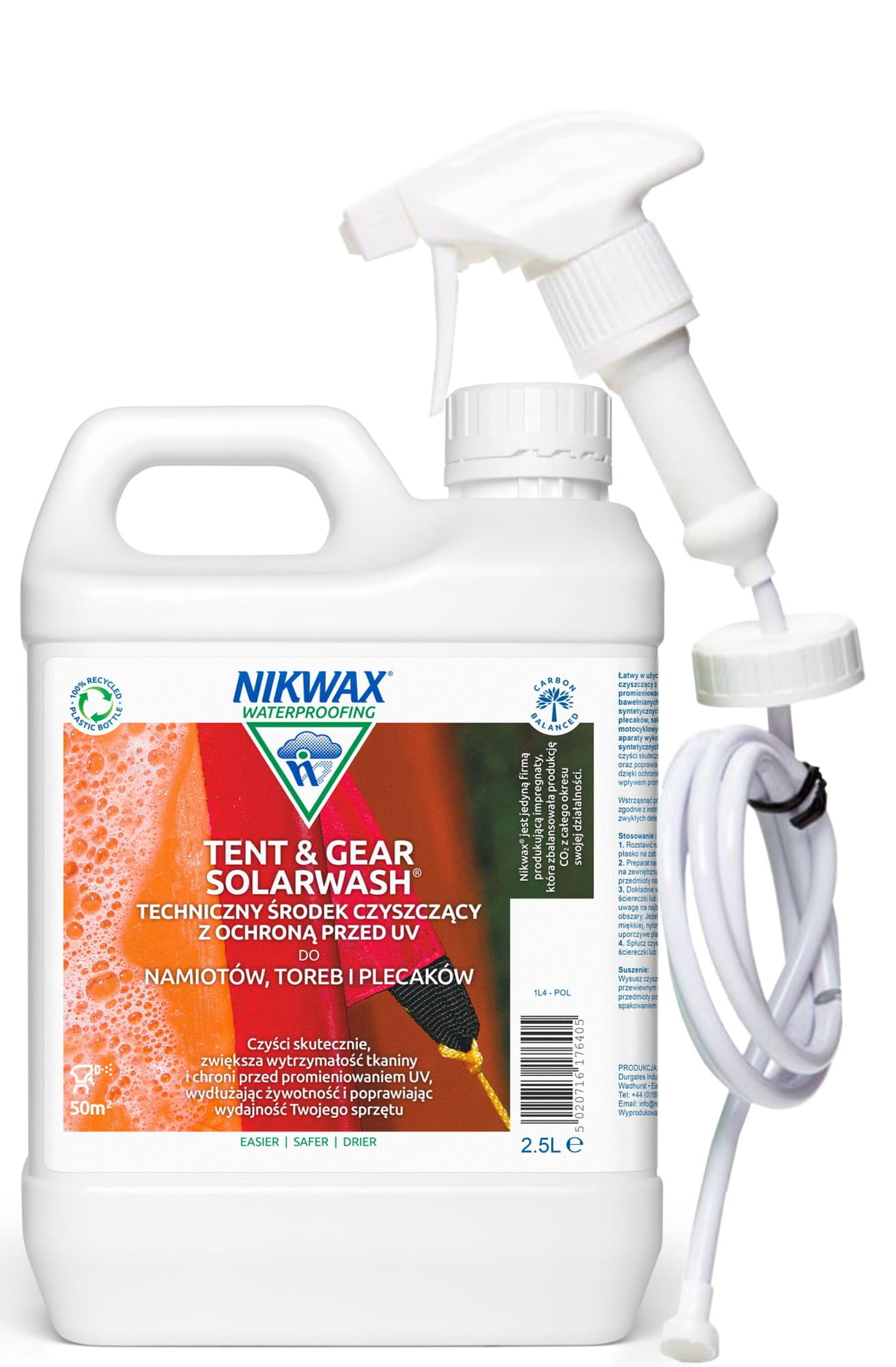Impregneermiddel 2500ML - Nikwax Tent & Gear SolarWash 2/5