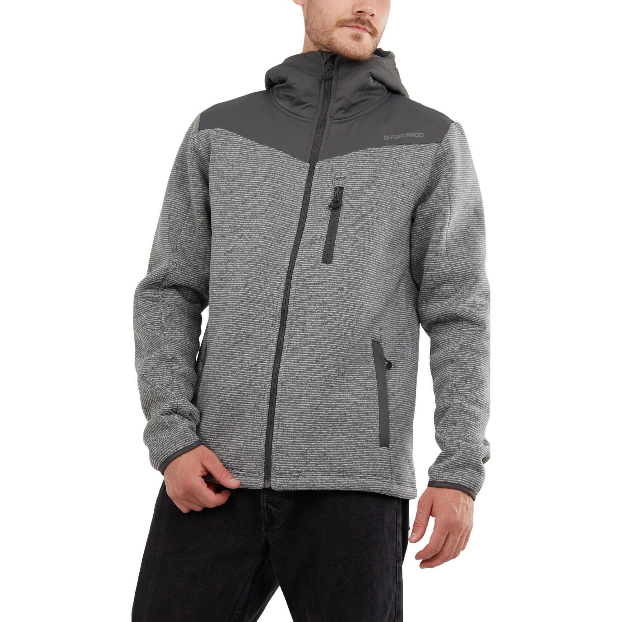 Fundango - Pull-over Hommes Ashford - Polaire - Gris - S - Decathlon