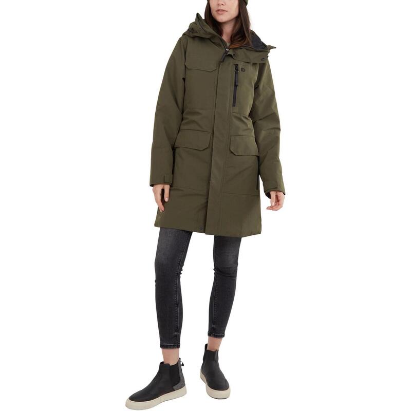 Jacheta de strada Perilla Parka Jacket - oliv femei