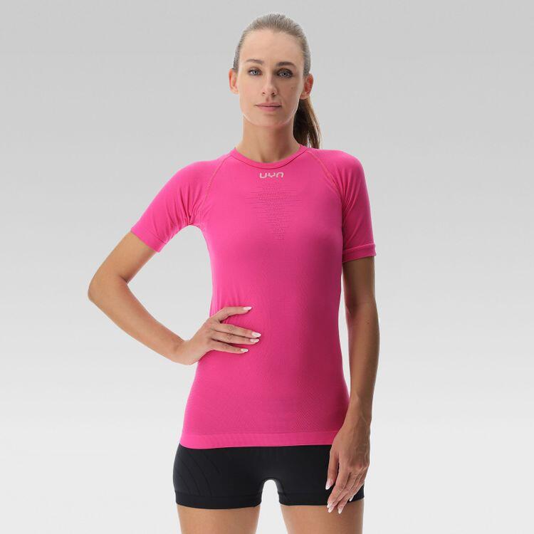 Uyn - Energyon Sous-vêtement Tee-shirt Manches Courtes Femme - Sous Maillot Manche Courte - Rose - 44 L - Decathlon