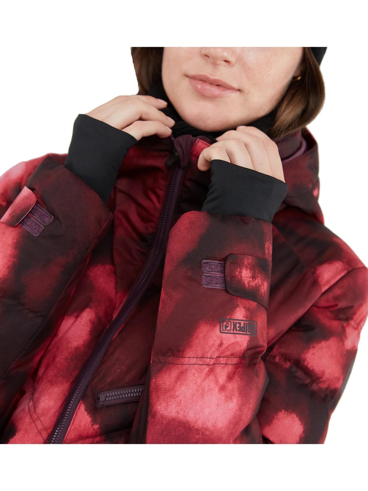 Gesteppt Skijacke Elyra Padded Jacket Damen - rot 5/7