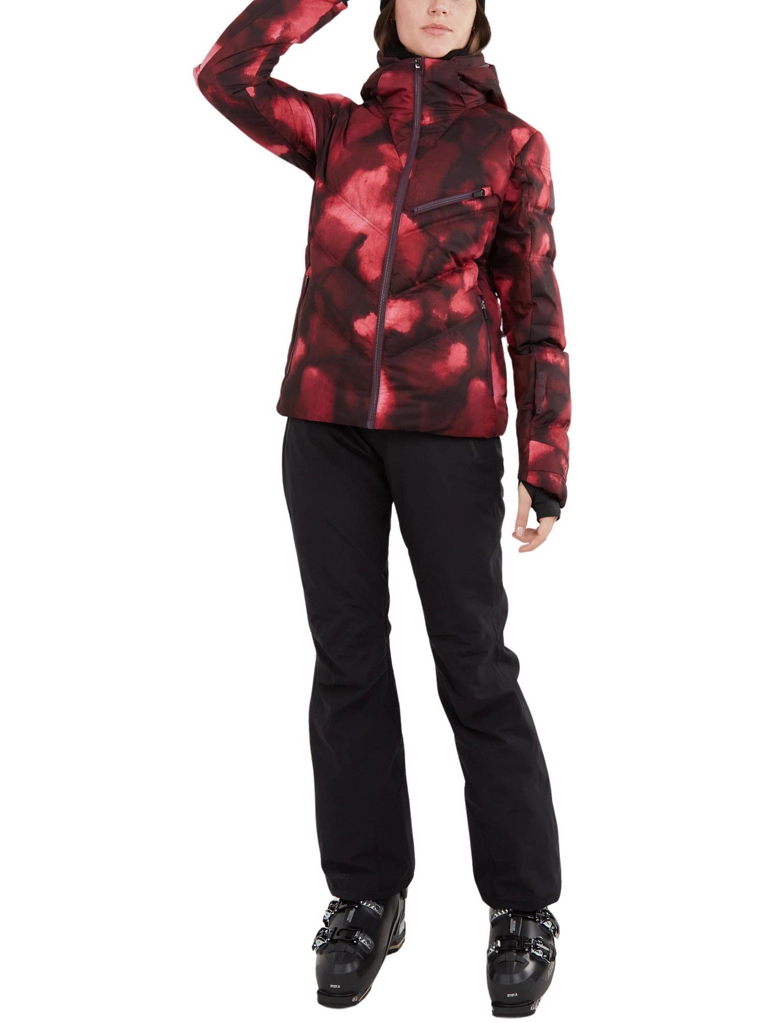 Gesteppt Skijacke Elyra Padded Jacket Damen - rot 3/7
