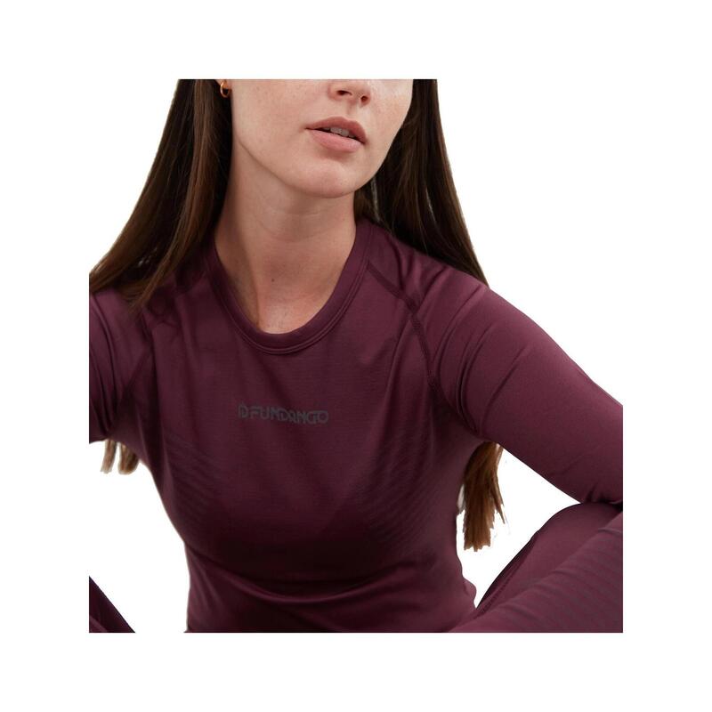 Set de lenjerie de corp Seamless Baselayer Set - violet femei