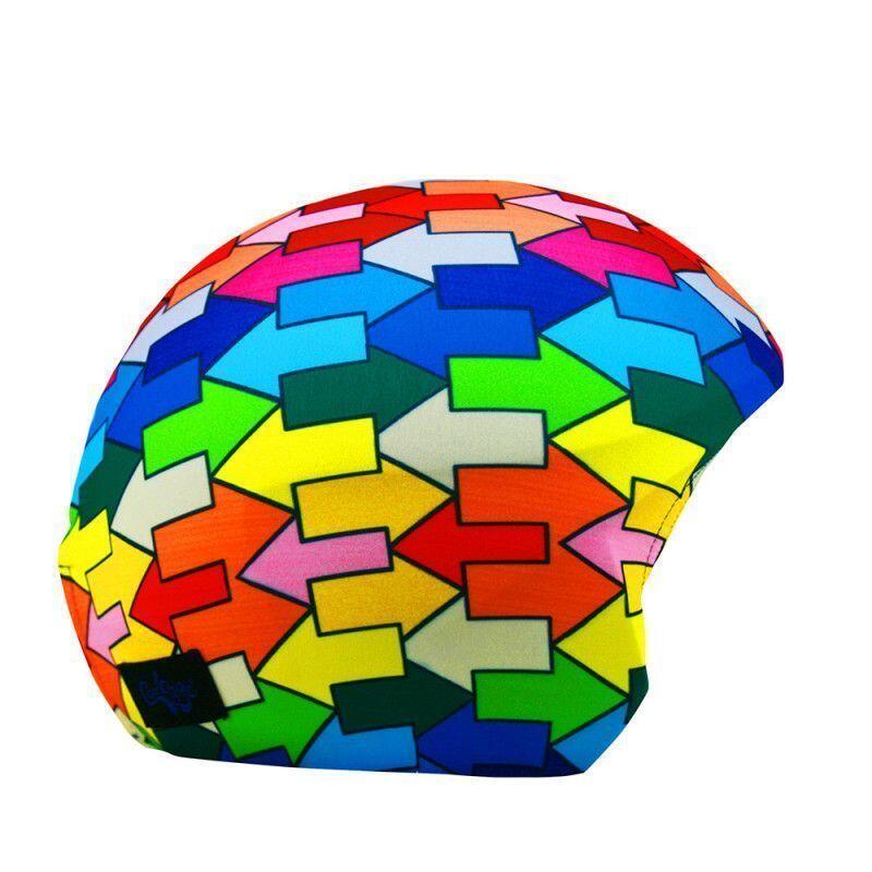 Housse de casque fantaisie - Coolcasc - Flèche multicolore - Taille unique