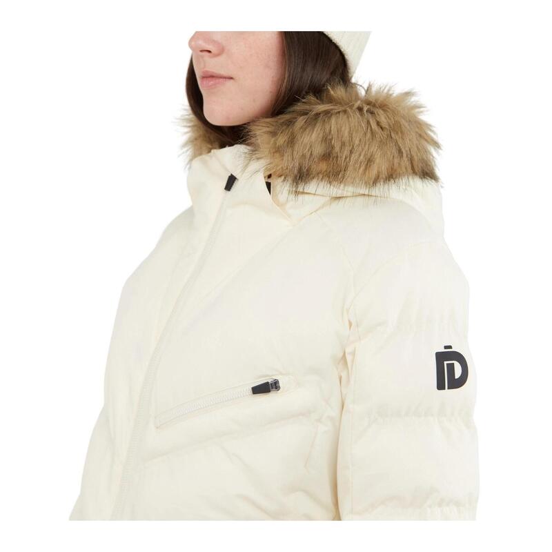 Skijacke Elyra Fur Padded Jacket Damen - weiß