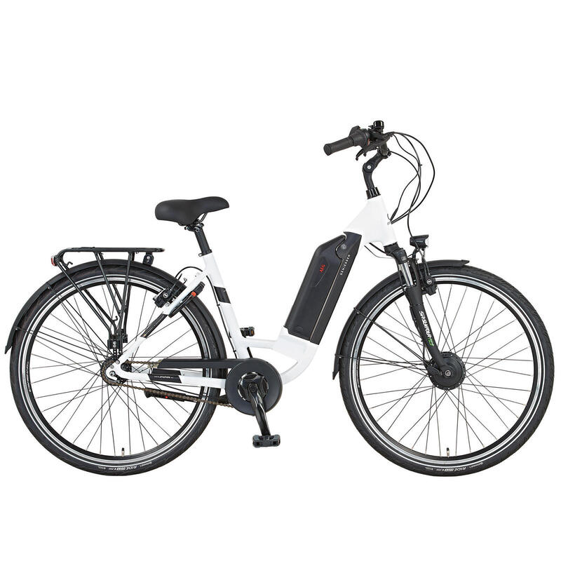 Geniesser, dames E-bike, City, 28", Nexus 7, 10.4 Ah, wit