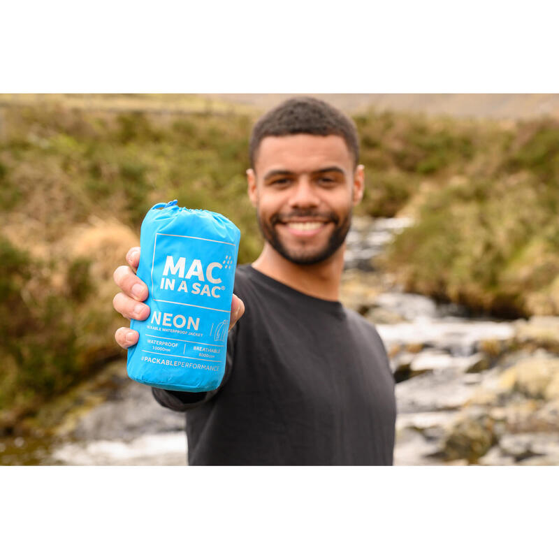 Mac in a Sac – Regenjas - Neon Blue