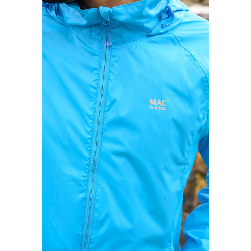 Mac in a Sac – Regenjas - Neon Blue