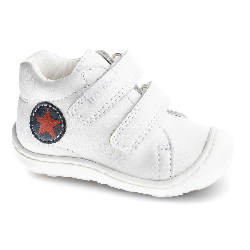 Zapatillas de marcha Step Easy by Pablosky Blancas para Bebé Unisex de Piel