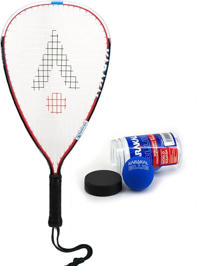 KARAKAL Karakal CRX Tour Racketball Racket & Karakal Racketball Balls