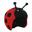 Housse de casque fantaisie - Coolcasc - Coccinelle - Taille unique